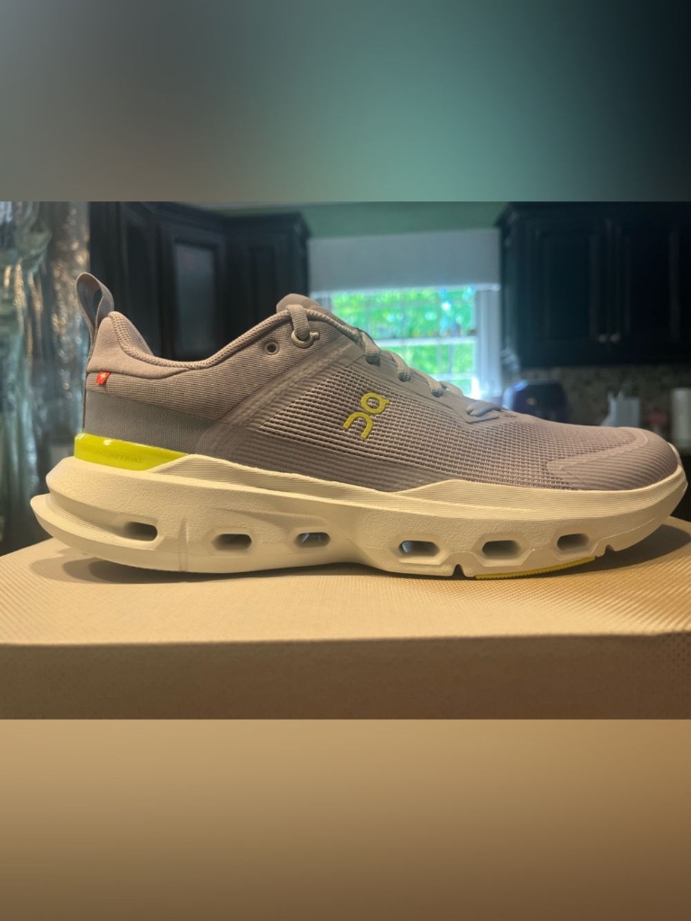 NIB Womens Athletic Shoe in Purple with Yellow Accent - Picture 7 of 9
